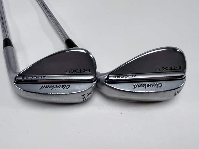 Cleveland RTX 6 ZipCore Tour Satin Wedge Set 54*10 | 58*10 Precision 5.0 Reg RH