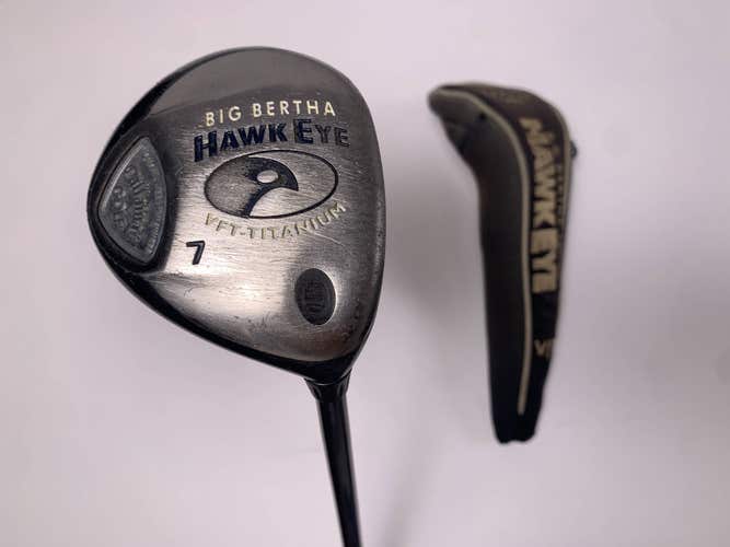 Callaway Hawkeye VFT 7 Fairway Wood 21* Big Bertha Gems 50 Ladies Graphite RH HC