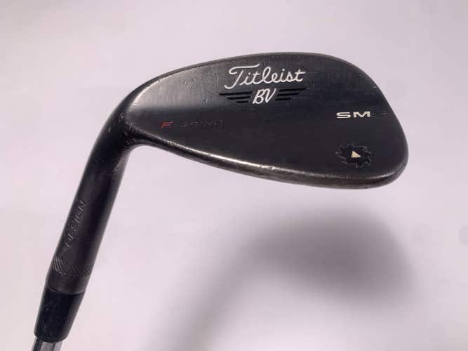 LEFTY Titleist Vokey SM6 Jet Black Sand Wedge SW 56* 14 Bounce F-Grind LH