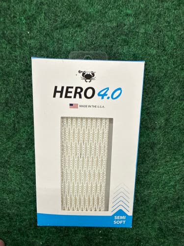 White ECD Lacrosse Hero Mesh Stringing Supplies (New)