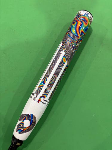 White 2021 DeMarini Prism+ Composite Bat (-10) 23 oz 33"
