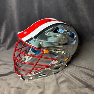 Game worn OSU stallion 650 helmet