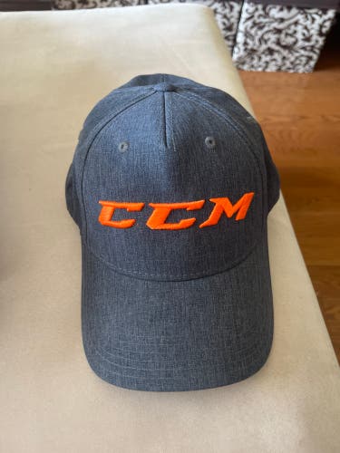 Gray Men's One Size Fits All CCM Hat (New)