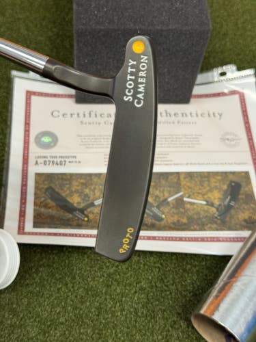 Scotty Cameron Laguna Tour Prototype Putter Hand Stamped Yellow Dot Putter W COA