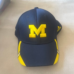 Michigan Blue Adult Unisex Small / Medium Adidas Hat (New)