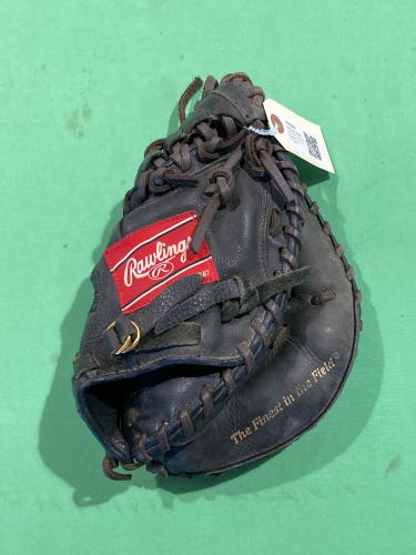 Used Rawlings Highlight Series Right Hand Throw Catcher's Baseball Glove 31.5"
