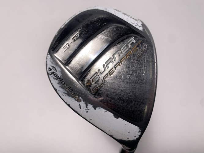 TaylorMade Burner Superfast 2.0 3 Hybrid 18* REAX 60g Stiff Graphite Mens RH