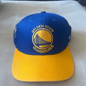 Golden State Warriors Stephen Curry signed Blue Kids Unisex One Size Fits All Hat (New)