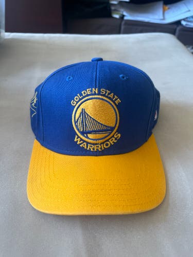 Golden State Warriors Stephen Curry signed Blue Kids Unisex One Size Fits All Hat (New)