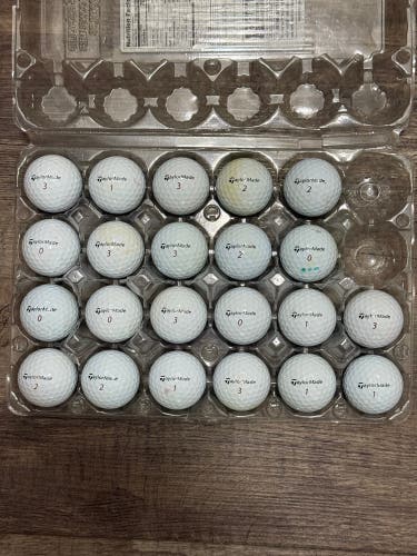 22 TaylorMade Tour Response Golf Balls - 4A Near-Mint Condition