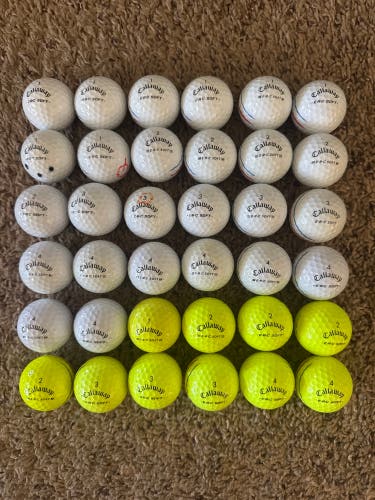 Callaway Callaways New ERC Soft Balls 36 Pack (3 Dozen) (Used)