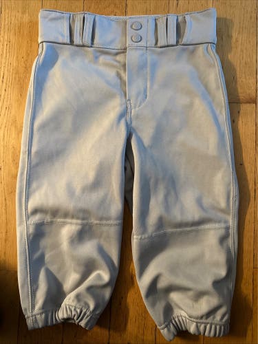 Light Gray Medium Youth Champro Game Pants (Used)