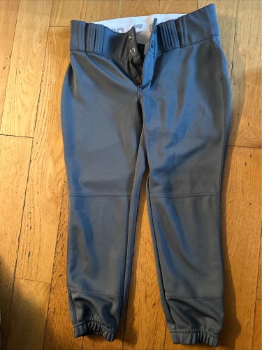 Dark Gray Girls Medium Youth Champro Game Pants (Used)