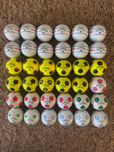 Callaway Chrome Soft Balls 36 Pack (3 Dozen) (Used)