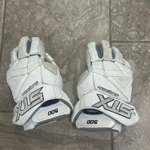 STX Surgeon 500 Lacrosse Gloves (Used)