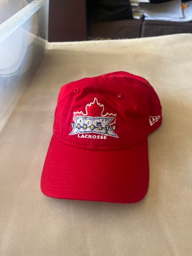 Toronto Rock Lacrosse Red Adult Unisex One Size Fits All New Era Hat (New)