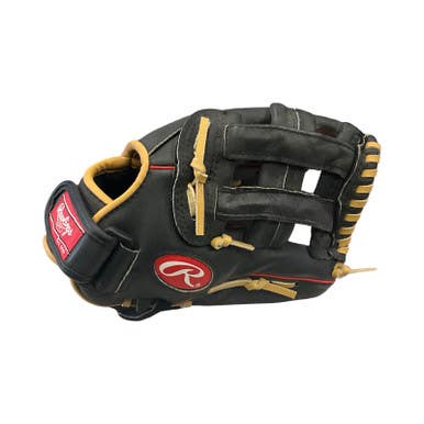 Used Rawlings HIGHLIGHT SERIES BB/SB Glove RH Throw Black 11 1/2" 11859-S000031189
