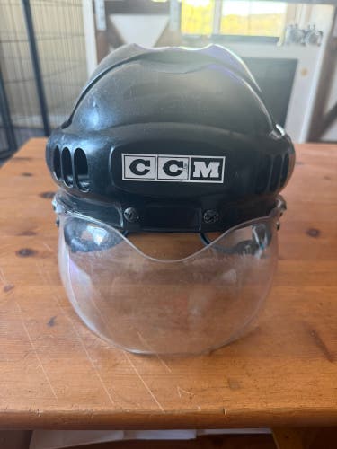 Large CCM Tacks 1052 Helmet (Used) with a jofa visor