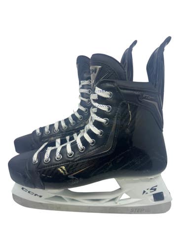 Black 2025 CCM JetSpeed FT8 Pro Hockey Skates Regular Width 9.5 (Used)