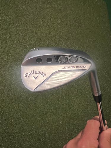 Men's 2024 Callaway Jaws Raw Right Handed Wedge Stiff Flex 60 Degree Steel Shaft (New)