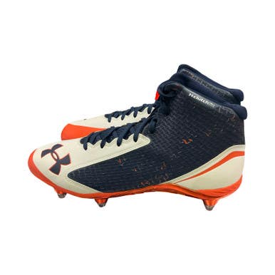 Used Under Armour Adult FB Cleats Navy Blue Senior 13.5 11859-S000031144