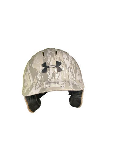 Used Under Armour HELMET Batting Helmet No Mask White One Size 11859-S000031167
