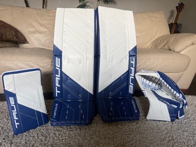 34” + 1.5”  True HZRDUS PX4 Regular Goalie Full Set (New)