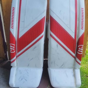 31+1 " Warrior Ritual R/G6 Goalie Leg Pads (Used)