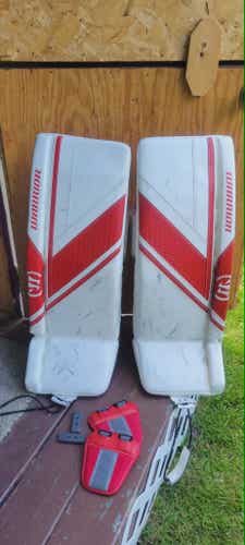 31+1 " Warrior Ritual R/G6 Goalie Leg Pads (Used)