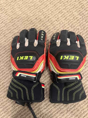 LEKI World Cup Race Coach Tech S Jr Ski Racing GlovesSize 5 Junior