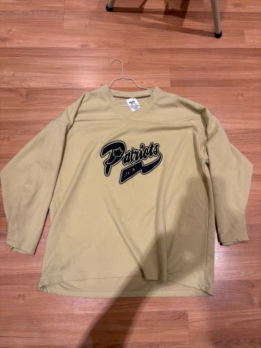 OJHL Toronto Patriots Beige XXL Men's Practice Jersey (New)