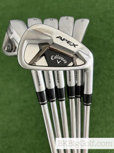 Callaway Apex 21 Forged Iron Set 5-P / NS Pro Zelos 80 Stiff