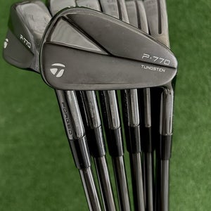 Taylormade P770 23 Phantom Black Iron Set 4-P / KBS Tour 120 Stiff +1.5