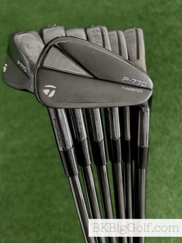 Taylormade P770 23 Phantom Black Iron Set 4-P / KBS Tour 120 Stiff +1.5