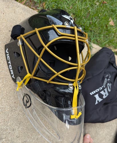 Custom Victory V8 goalie mask (Used)