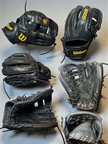 Wilson A2000 RH Infield Baseball Glove 11.5" (Used)