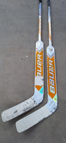 Senior Bauer Supreme Shadow Full Right Goalie Stick 26" Paddle (Used)
