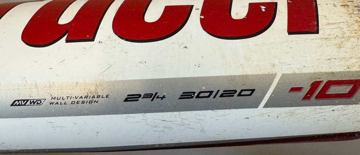 2023 Marucci CAT X Composite USSSA Certified Bat (-10) 20 oz 30" (Used)