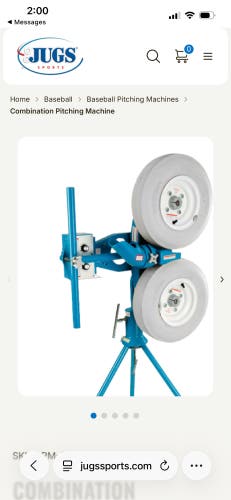 Jugs Baseball Combination Pitching Machine (Used)