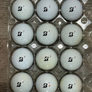 12 Bridgestone Tour B RX Golf Balls - 5A/4A Condition