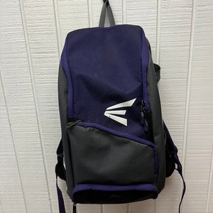 Easton Baseball Softball Backpack Player Bag Purple Gray Black White Equipment