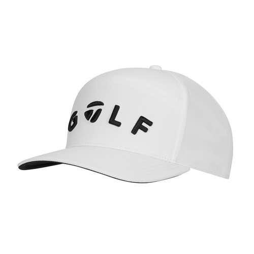 NEW 2026 TaylorMade Horizon Golf White Snapback Adjustable Golf Hat/Cap