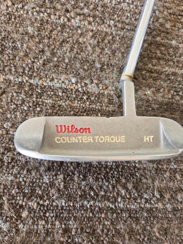 35 IN LH WILSON ANSER STYLE COUNTER TORQUE HT PUTTER  STEEL SHAFT OK GRIP