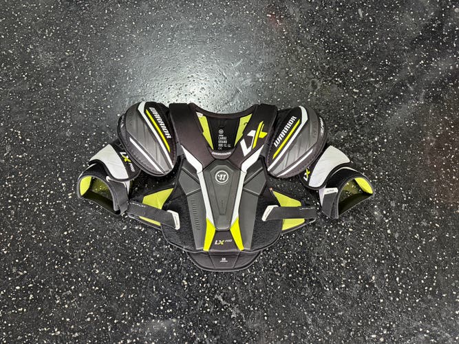 Large Senior Warrior ALPHA LX PRO Shoulder Pads (Used)