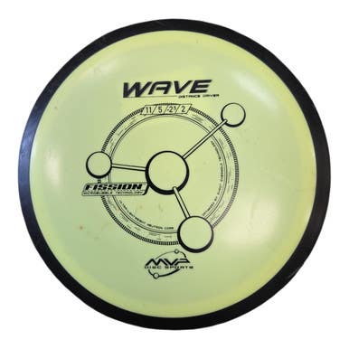 Used MVP FISSION WAVE Disc Golf Driver Yellow 167g 11450-S000521464