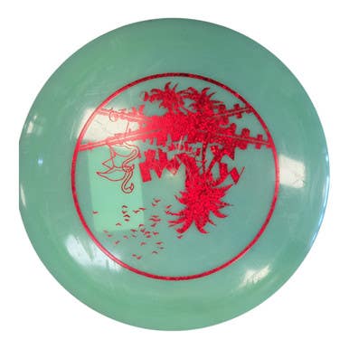 Used Innova CHAMP GLOW SAVANT Disc Golf Driver Green 177g 11450-S000521449