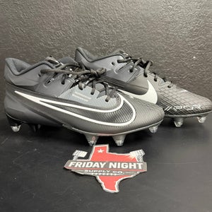 Nike Vapor Edge Elite 360 Football Cleats Men’s Sz 12.5 Black White Molded Speed Cleats NEW