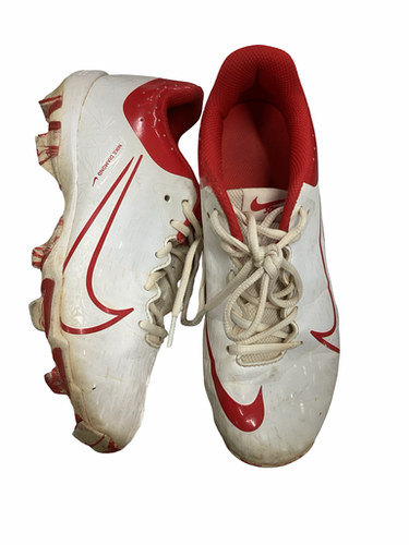 Used Nike HYPERDIAMOND 4 BB/SB Cleats White Junior 05.5 11613-S000182996
