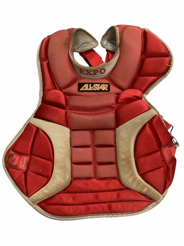 Used All-Star EXPO Catchers Chest Protector Red Adult 11613-S000183023