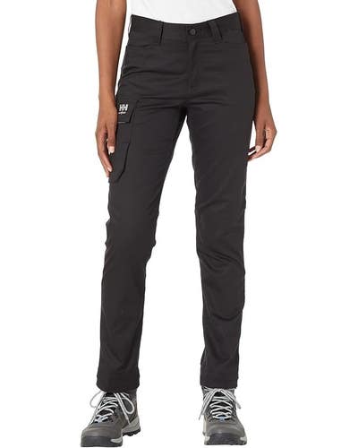 Helly Hansen Manchester Luna Light Service Pants Women's 14 Black Cargo DDR631